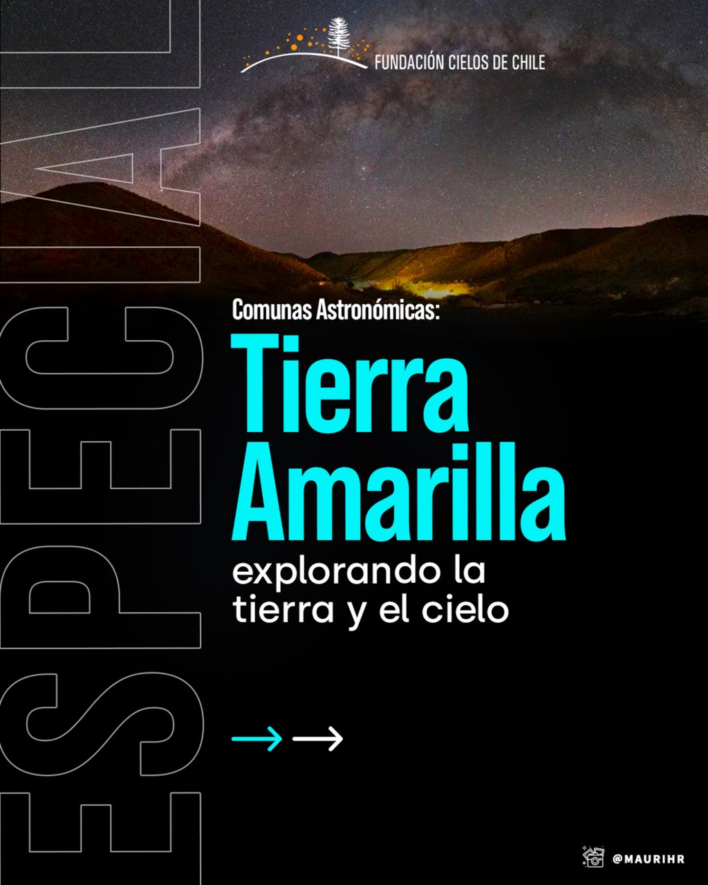 Comunas Astronómicas: Tierra Amarilla