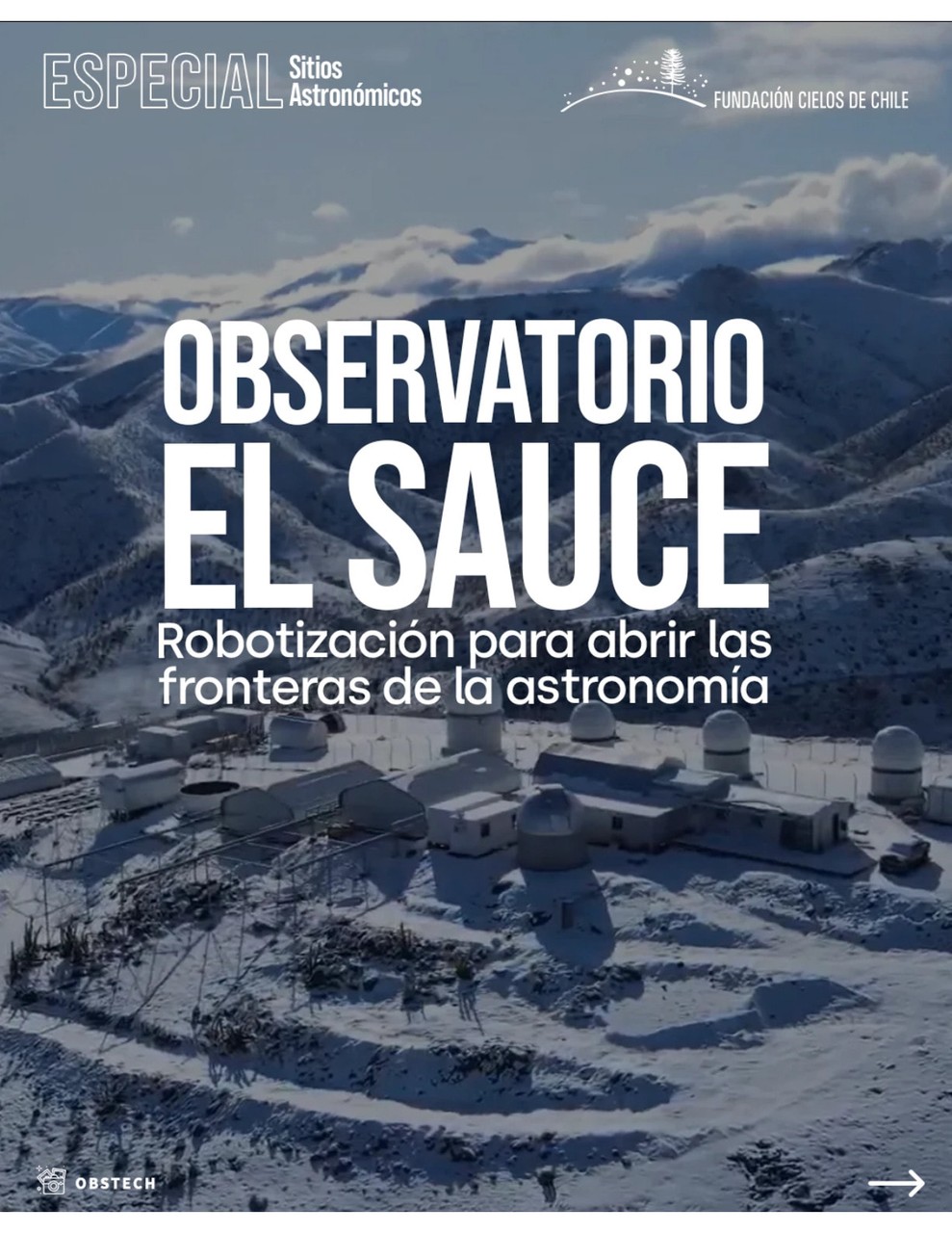 Observatorio El Sauce: Robotización para la Astronomía